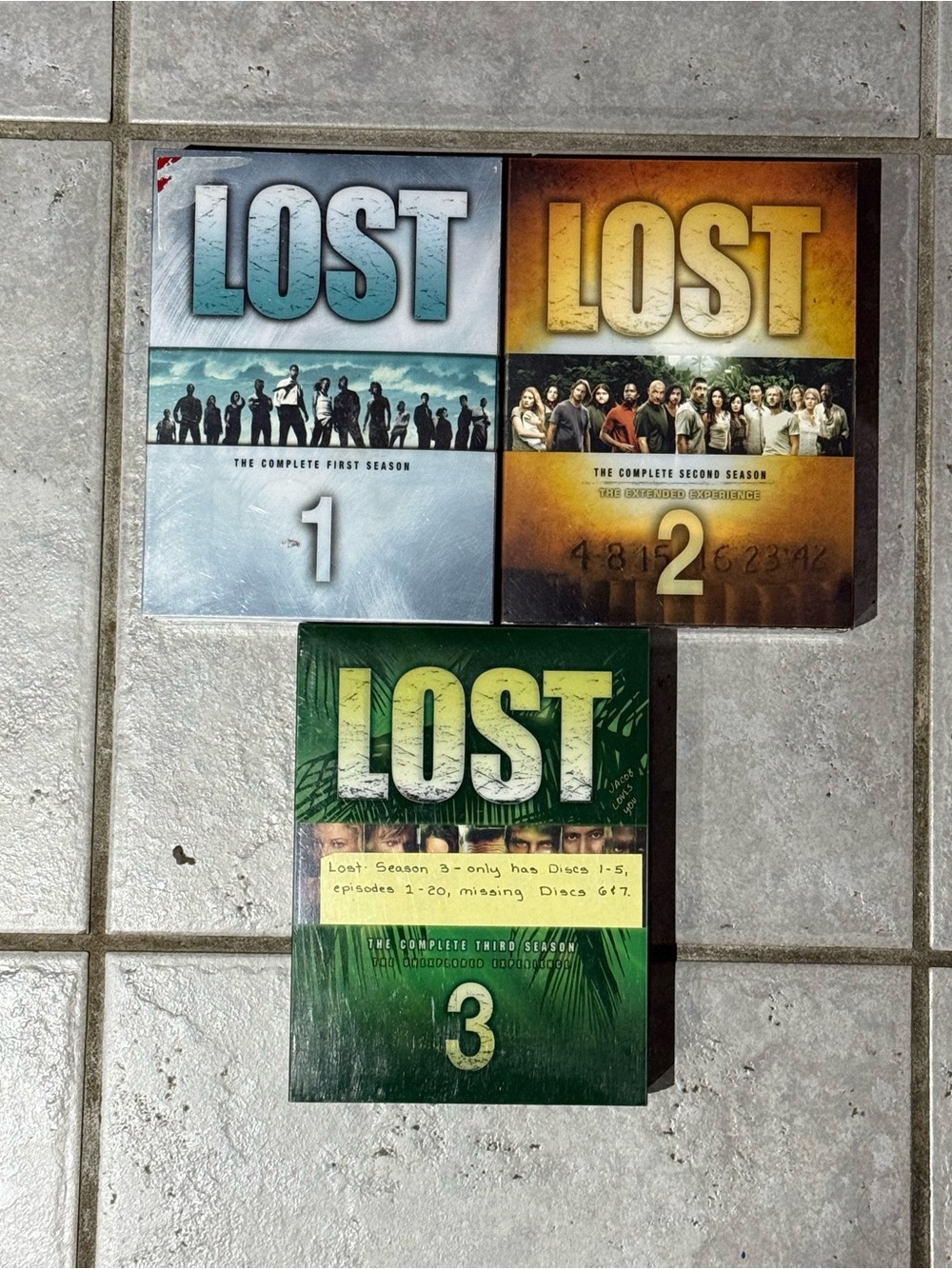 Lost DVD Box Set Seasons 1-3